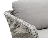 Nancy's Mira Loungeset - Tuinset - Loungebank - 2-delige Lounge Set - Lichtgrijs