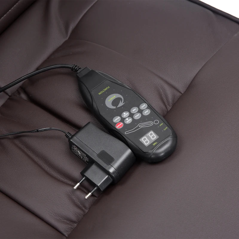 Nancy's Bobadela Massagestoel - Massage Fauteuil - Relaxstoel - Bruin - Kunstleer