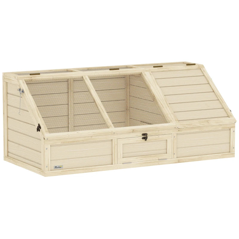 Nancy's Nibbiano Schilpaddenhuis - Schilpaddenverblijf - Schildpadhuis - Dennenhout - 120L x 55B x 20/50H cm