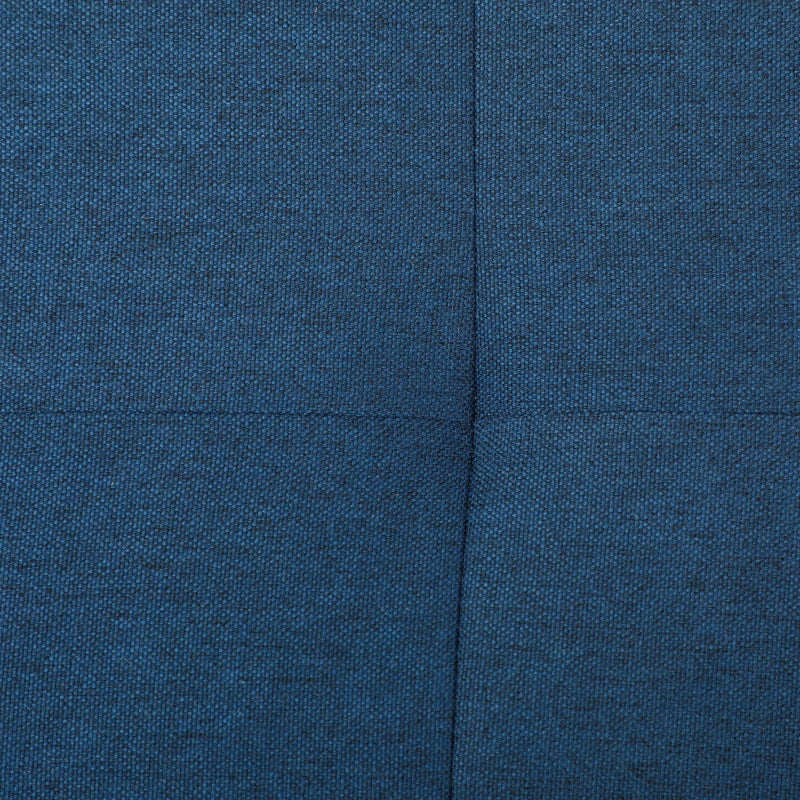 Nancy's Marghera Opbergbank - Bankje met opbergruimte - Blauw - Linnen - ± 125 x 50 x 40 cm