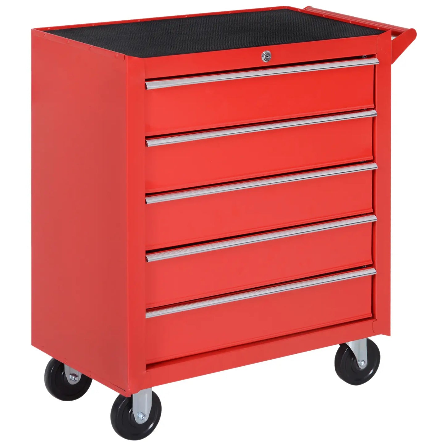 Nancy's Confienza Gereedschapskast - Rolkast - Gereedschapswagen - Rood - Staal - ± 70 x 35 x 75 cm