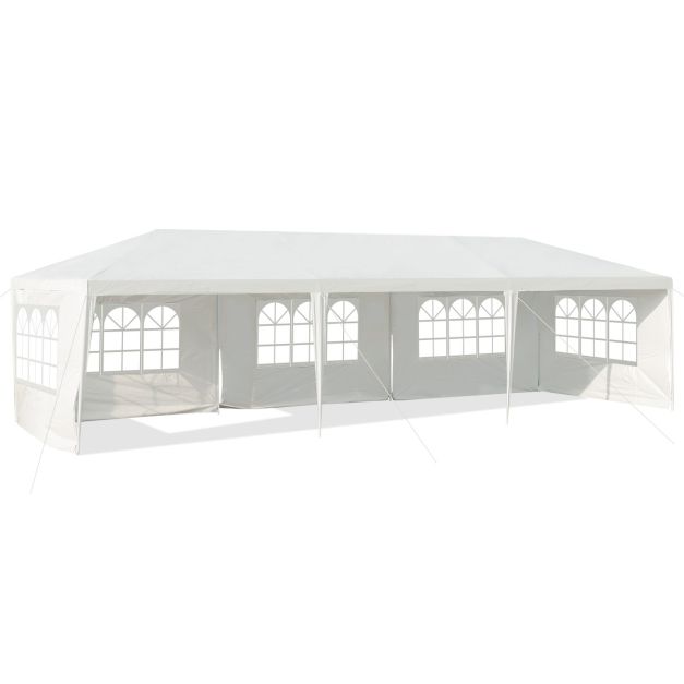 Nancy's Runa Partytent 900x300 cm - Paviljoen - Party Tent - Wit -