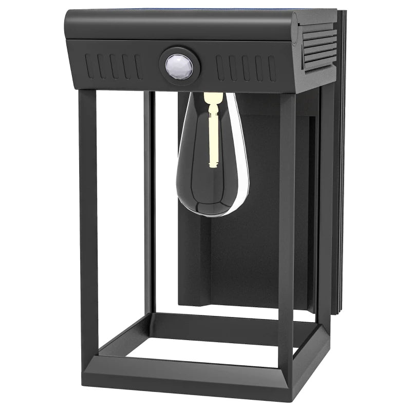 Nancy's Bismula Tuinverlichting - Tuinlamp - Zonne-energie - Met bewegingssensor - Zwart