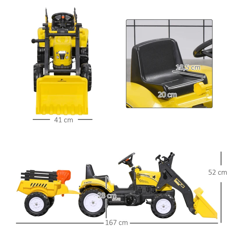 Nancy's Susa Trapauto - Traptractor - Speelgoed Tractor voor Kinderen - Kindertractor vanaf 3 jaar