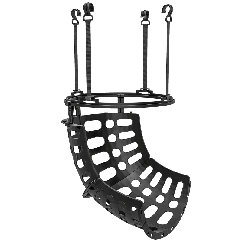 Nancy's Ega Basketbal Rebounder - Basketbal Returner - Verstelbaar - Draaibaar - Zwart - Kunststof