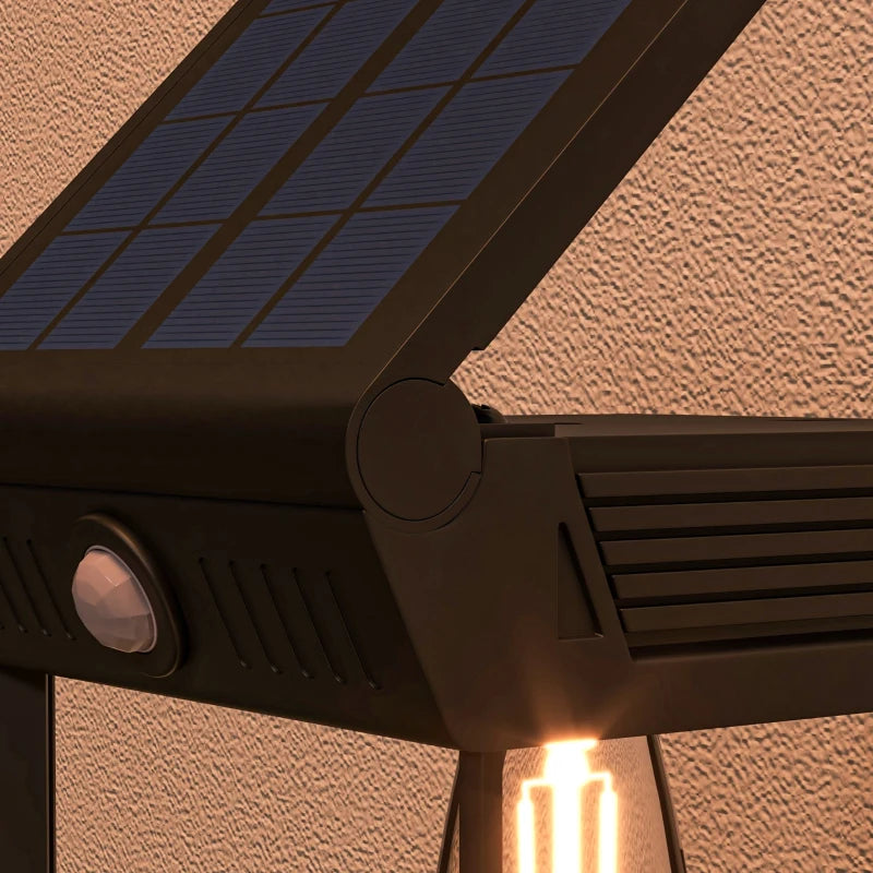 Nancy's Bismula Tuinverlichting - Tuinlamp - Zonne-energie - Met bewegingssensor - Zwart