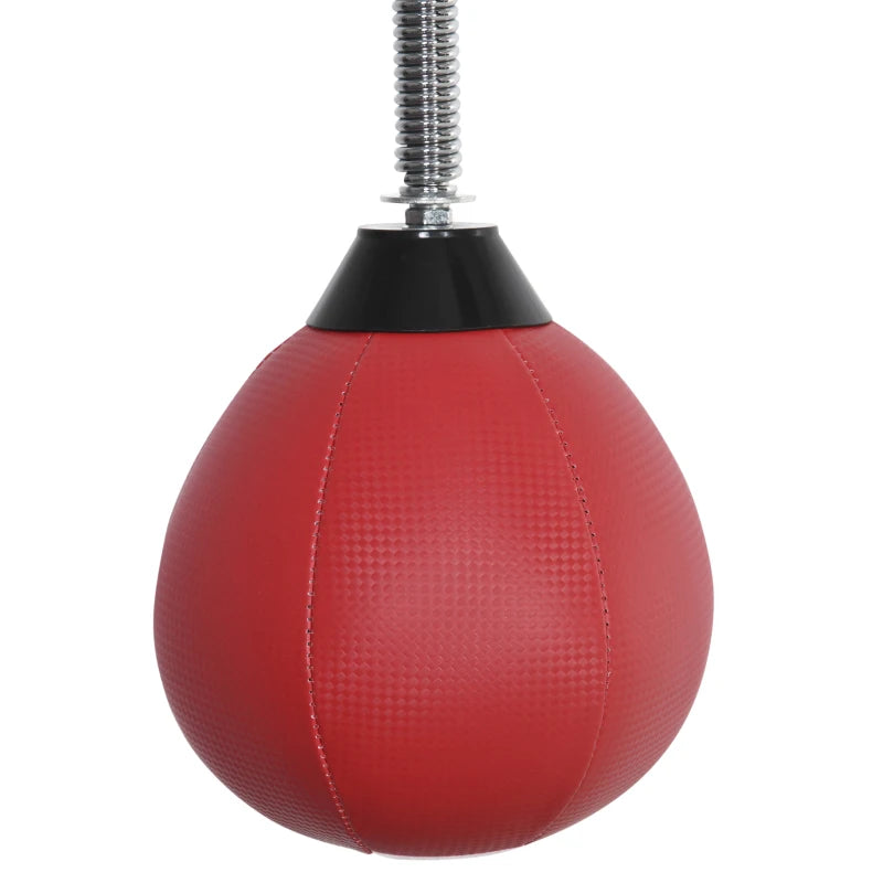 Nancy's Livramento Boksrek met Speedball & Reflexstang - In hoogte verstelbaar - Zwart / Rood