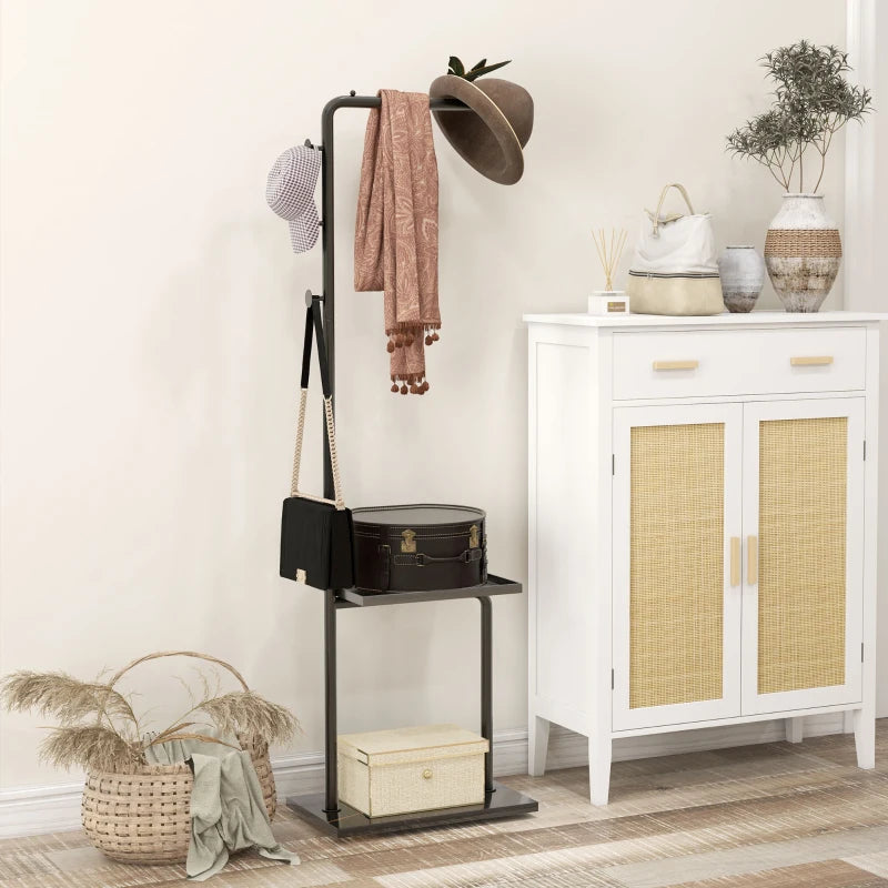 Nancy's Antrona Standing Coat Rack - Black - Steel