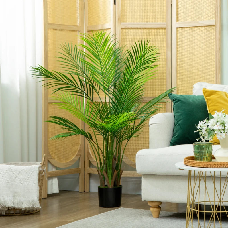 Nancy's Medicina Kunstplant - Kunstpalm - Areca Palm - Groen - 120 cm hoog