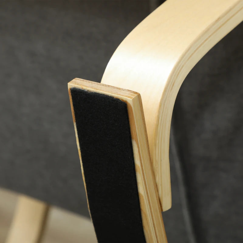 Nancy's Minucciano Massagestoel - Relaxfauteuil - Relaxstoel - Schommelstoel - Grijs / Hout