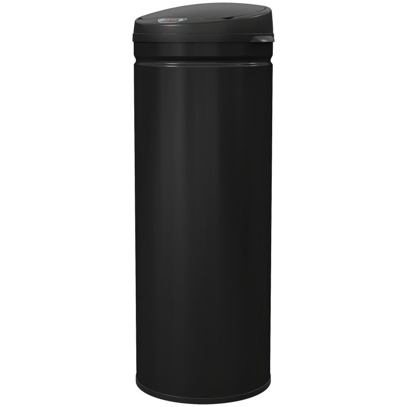 Nancy's Moiano Sensor Afvalbak - Automatische prullenbak - Sensor Prullenbak - Zwart - RVS - 50 Liter