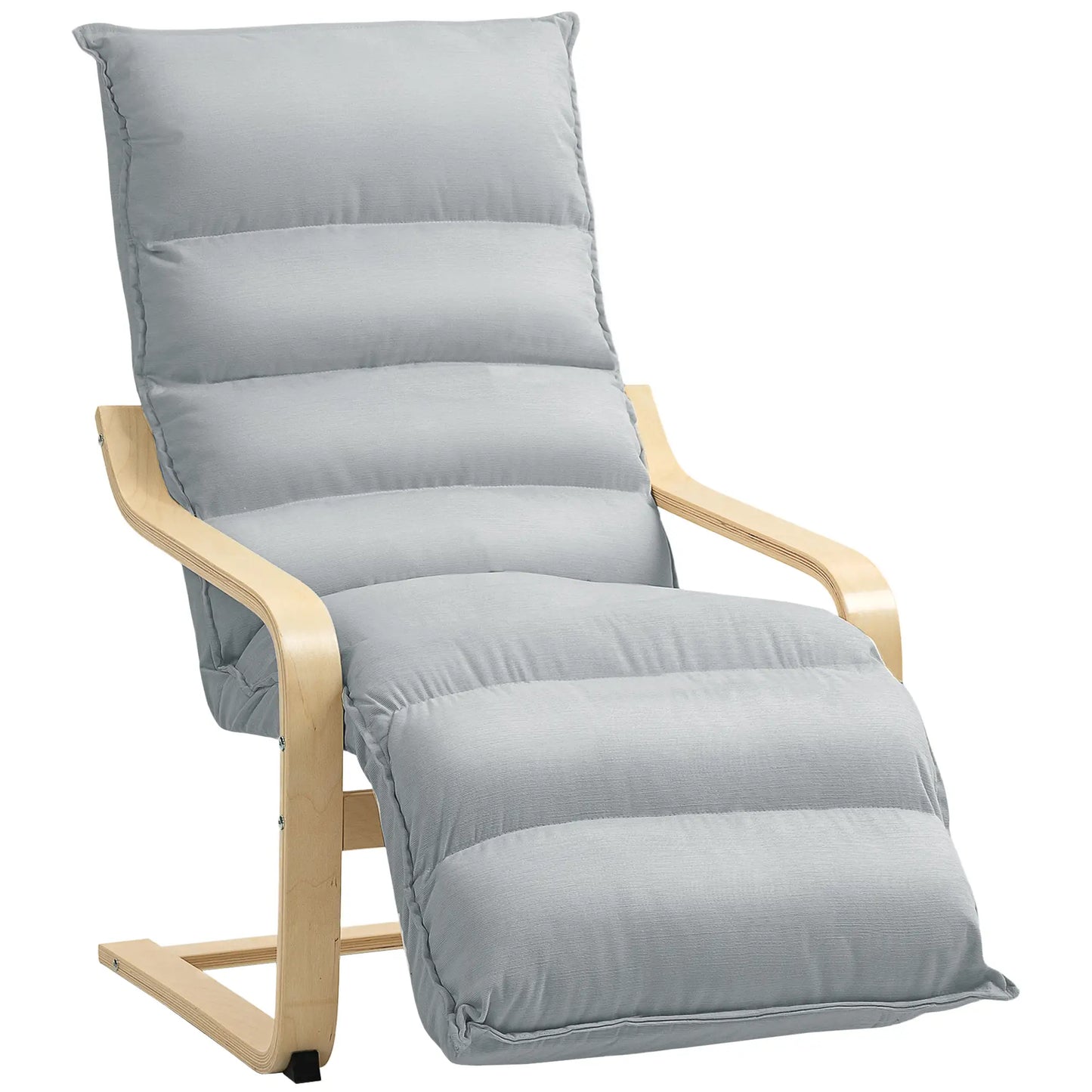 Nancy's Latera Relaxfauteuil - Loungestoel - Relaxstoel - Lichtgrijs - Fluweel