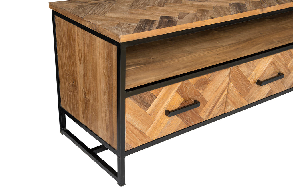 Nancy's Mangualde TV Meubel - TV Kast - Teakhout - 45 x 150 x 50 cm