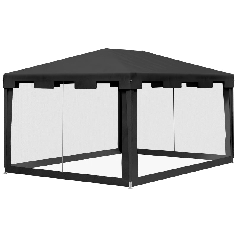 Nancy's Penolope Partytent - Tuin tent - Paviljoen - Zwart - ± 400 x 300 cm