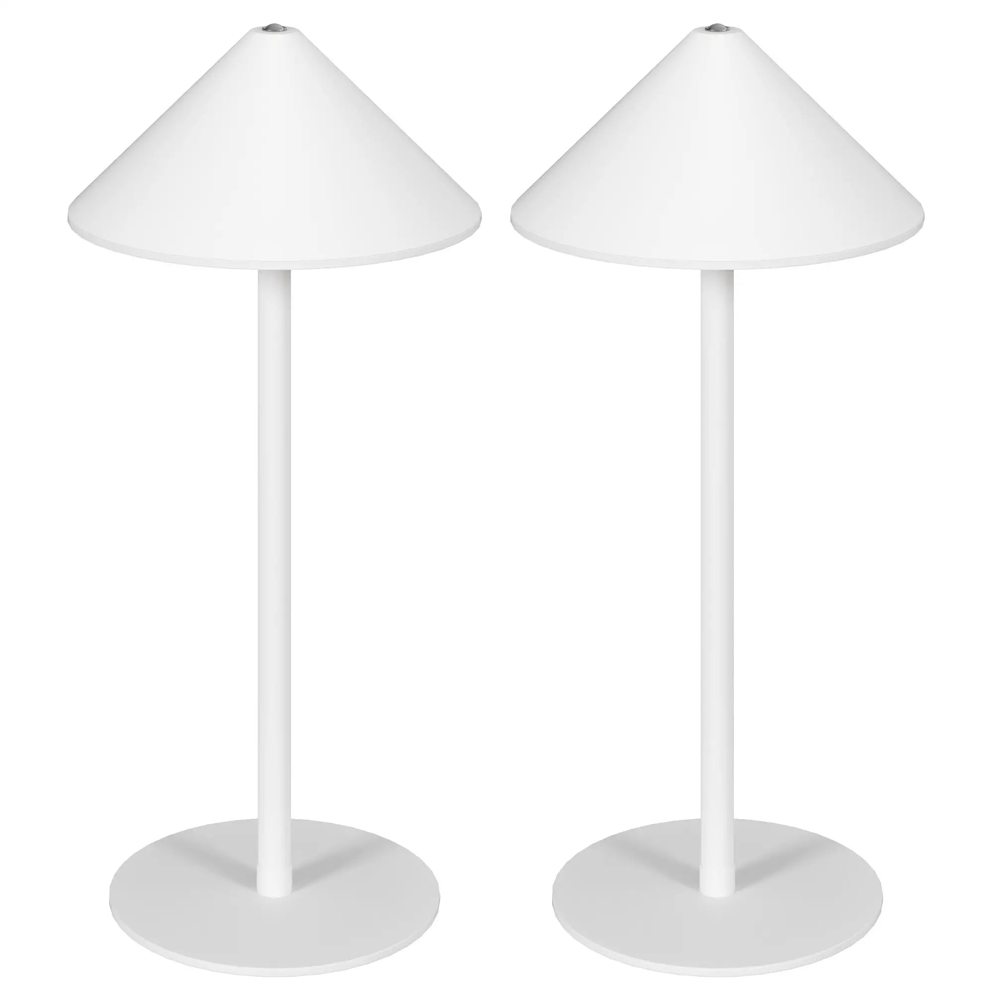 Nancy's Gonars Tafellamp - Instelbare verlichtingsopties - Touchbediening - Set van 2 - Wit
