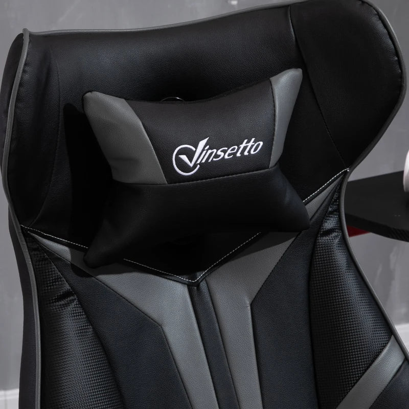 Nancy's Anghiari Gamestoel - Gaming Stoel - Ergonomisch - Draaibaar - Verstelbaar - Zwart / Wit