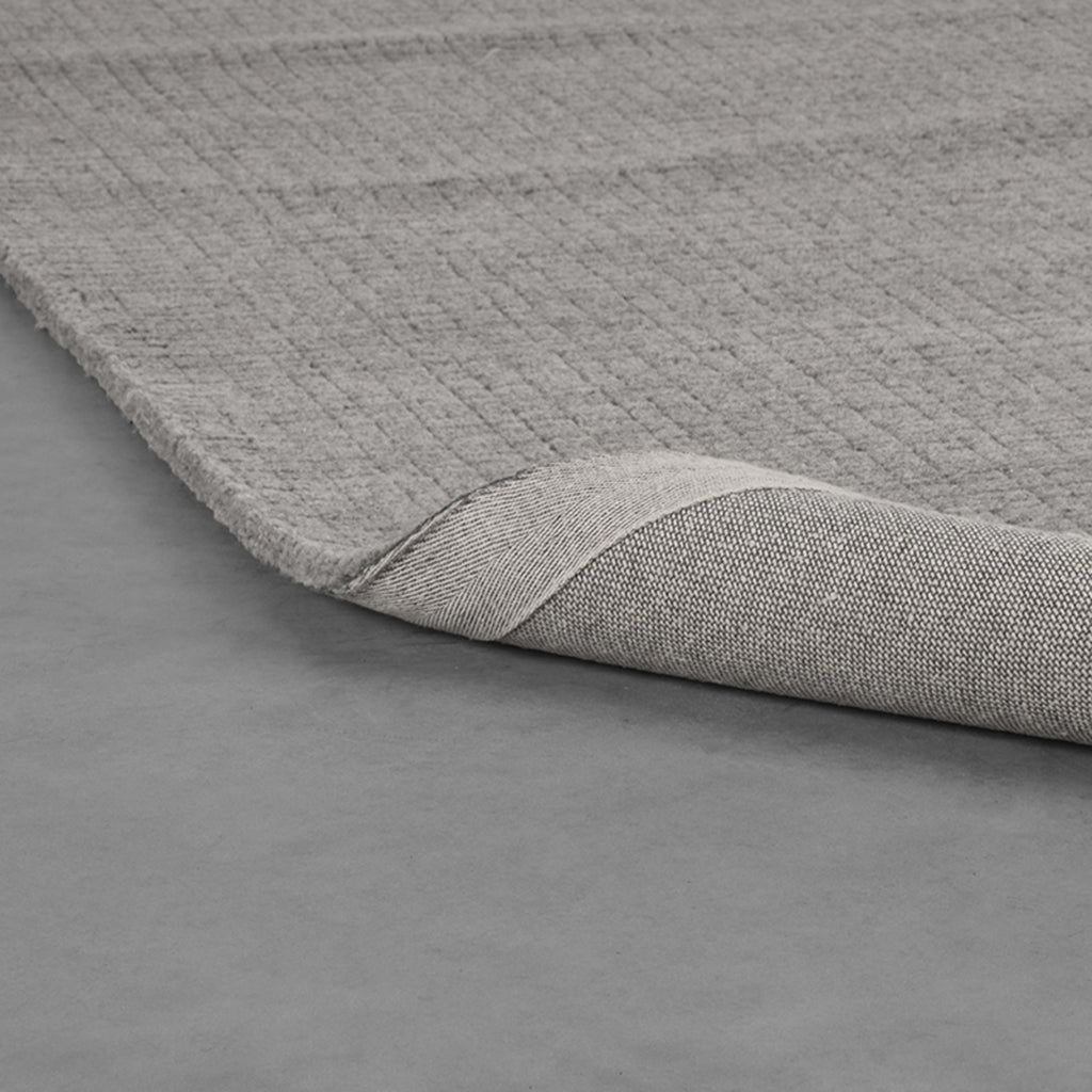 LABEL51 Vloerkleed Wolly - Grijs - Wol - 200 x 300 cm