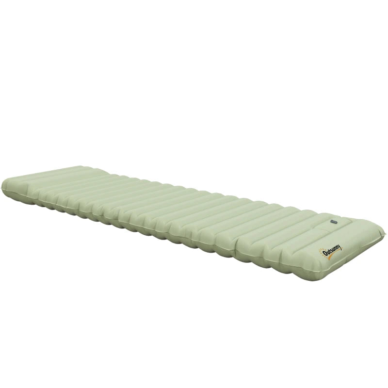 Nancy's Carvalhal Luchtbed - Met Voetpomp - Waterdicht - Groen - ± 200 x 60 x 10 cm