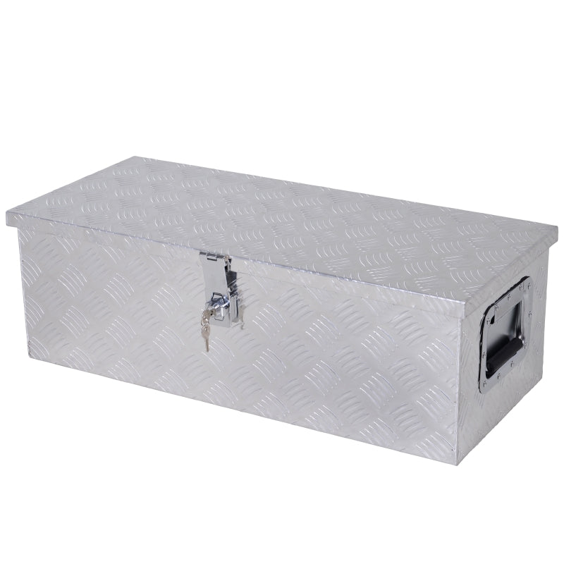 Nancy's Anakie Tool Box - Tool Case - Built-in Lock - Silver - Aluminum