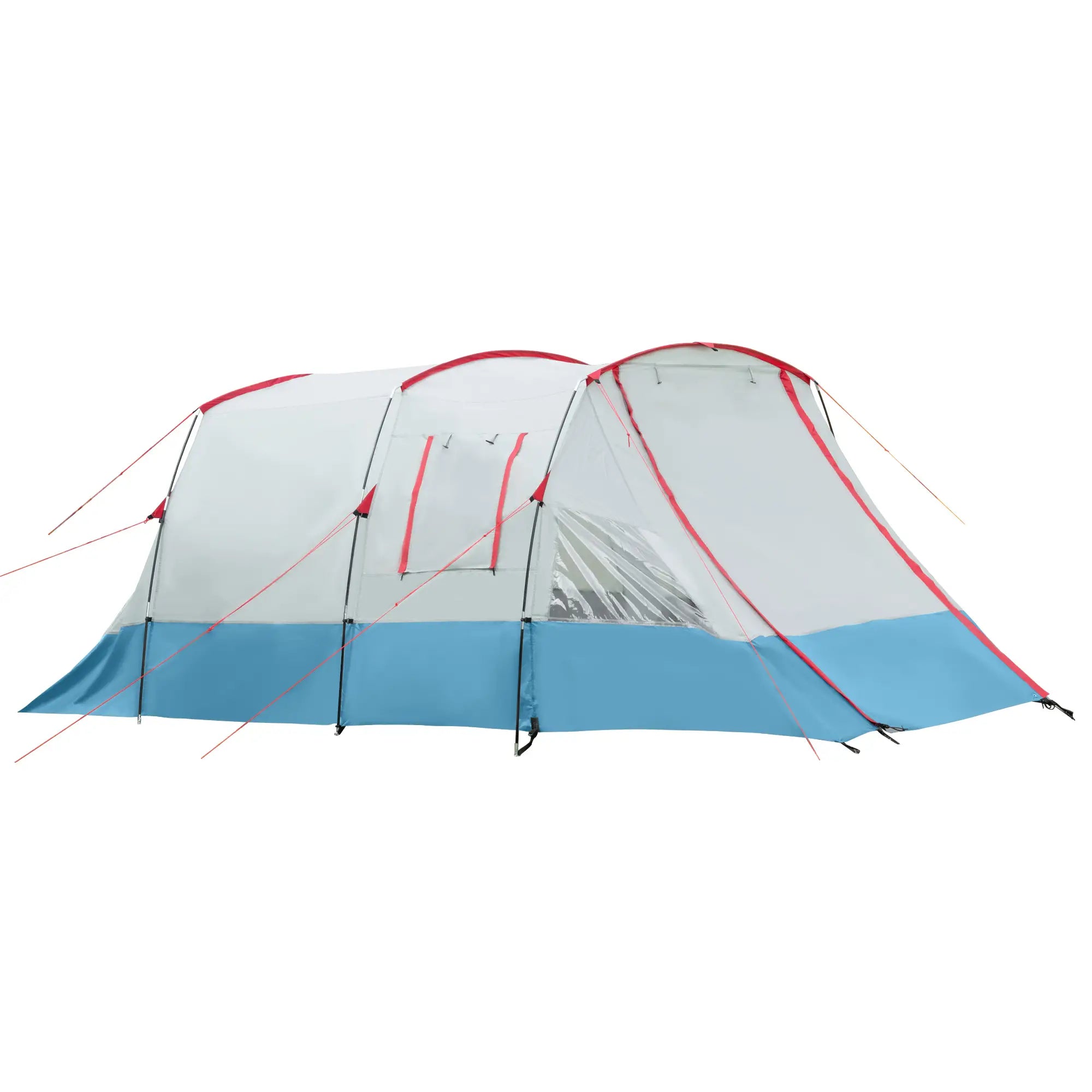 Nancy's Concesio Kampeertent - Camping Tent - Voor 6-8 personen - Blauw - 510 x 240 x 180 cm