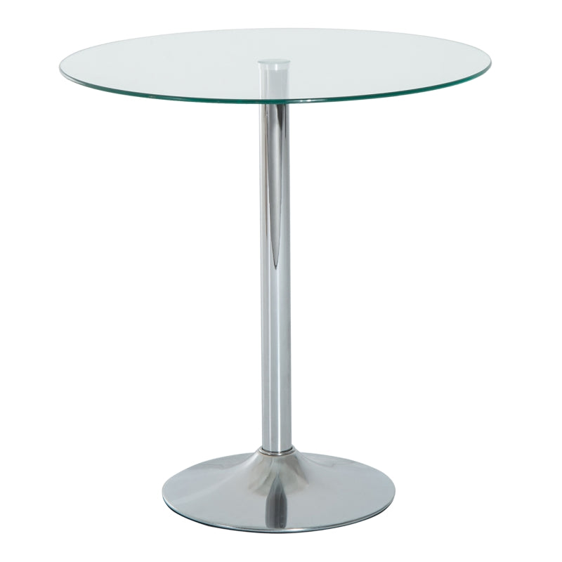 Nancy's Novalesa Eettafel Rond - Eetkamertafel - Glas - ± Ø 70 x 75 cm