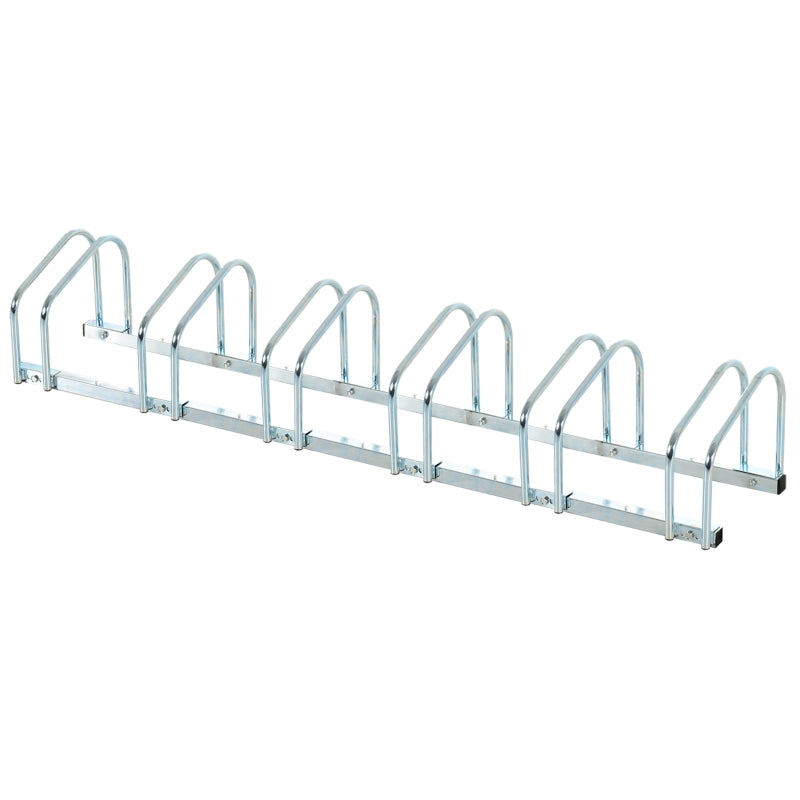 Nancy's Tucson Bicycle rack for 6 bicycles weatherproof wall or floor mounting steel 179 x 33 x 27cm