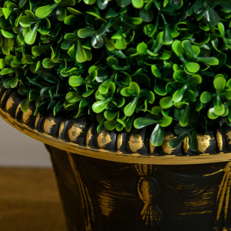 Nancy's Arcola Kunstplant - Kunstboom - Kunst Buxusboom - Set van 2 - 90 cm hoog