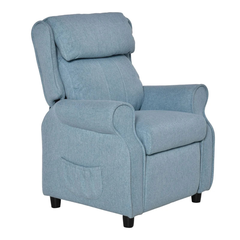 Nancy's Bono Kinderstoel - Kinderfauteuil - Kinderbank - Met Voetensteun - Blauw