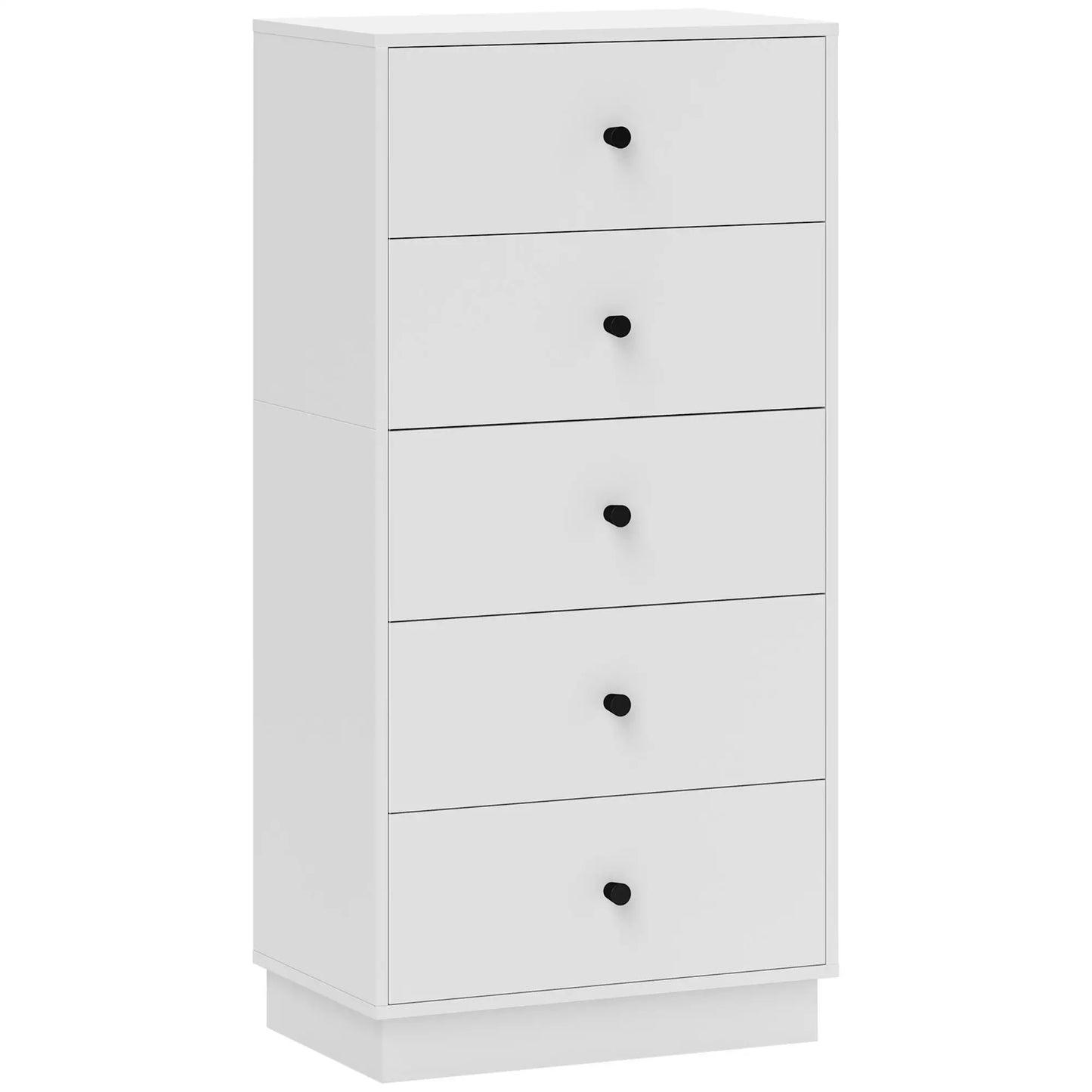 Nancy's Fossalon Commode - Dressoir - Opbergkast - Wit - ± 45 x 30 x 95 cm