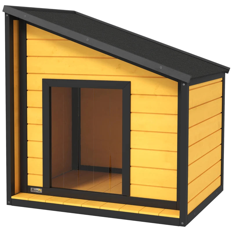 Niche du Calvao de Nancy - Enclos pour chien - Chenil pour chien - Bois de pin - ± 70 x 60 x 55 / 75 cm