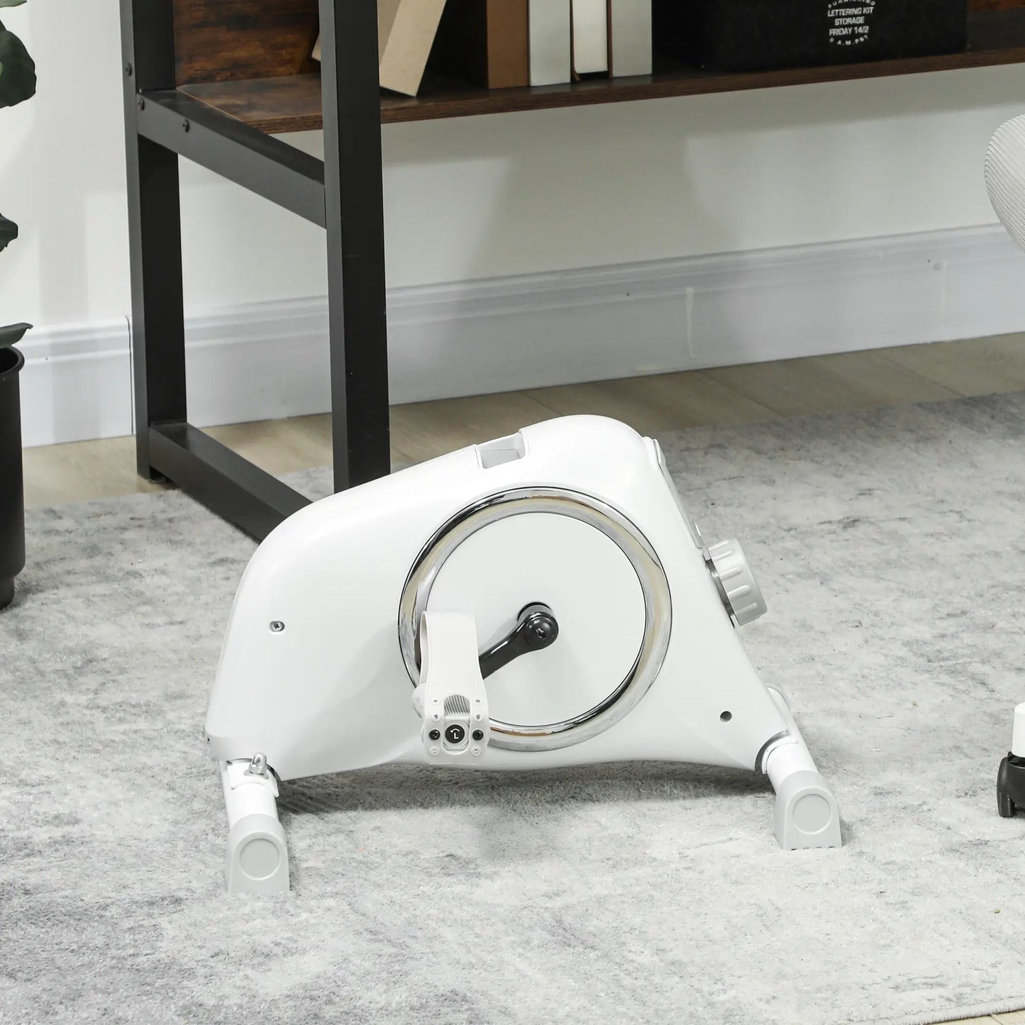 Nancy's Caoria Hometrainer - Fietstrainer - Mini Hometrainer - 8 Niveaus - Wit