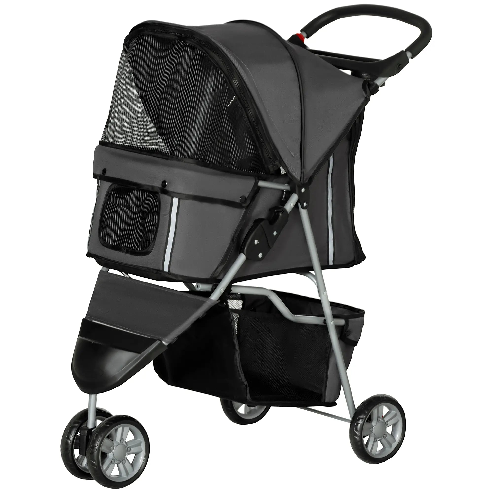Nancy's Ingurtosu Reiswagen voor Huisdieren - Hondenbuggy - Hondenwagen - Grijs
