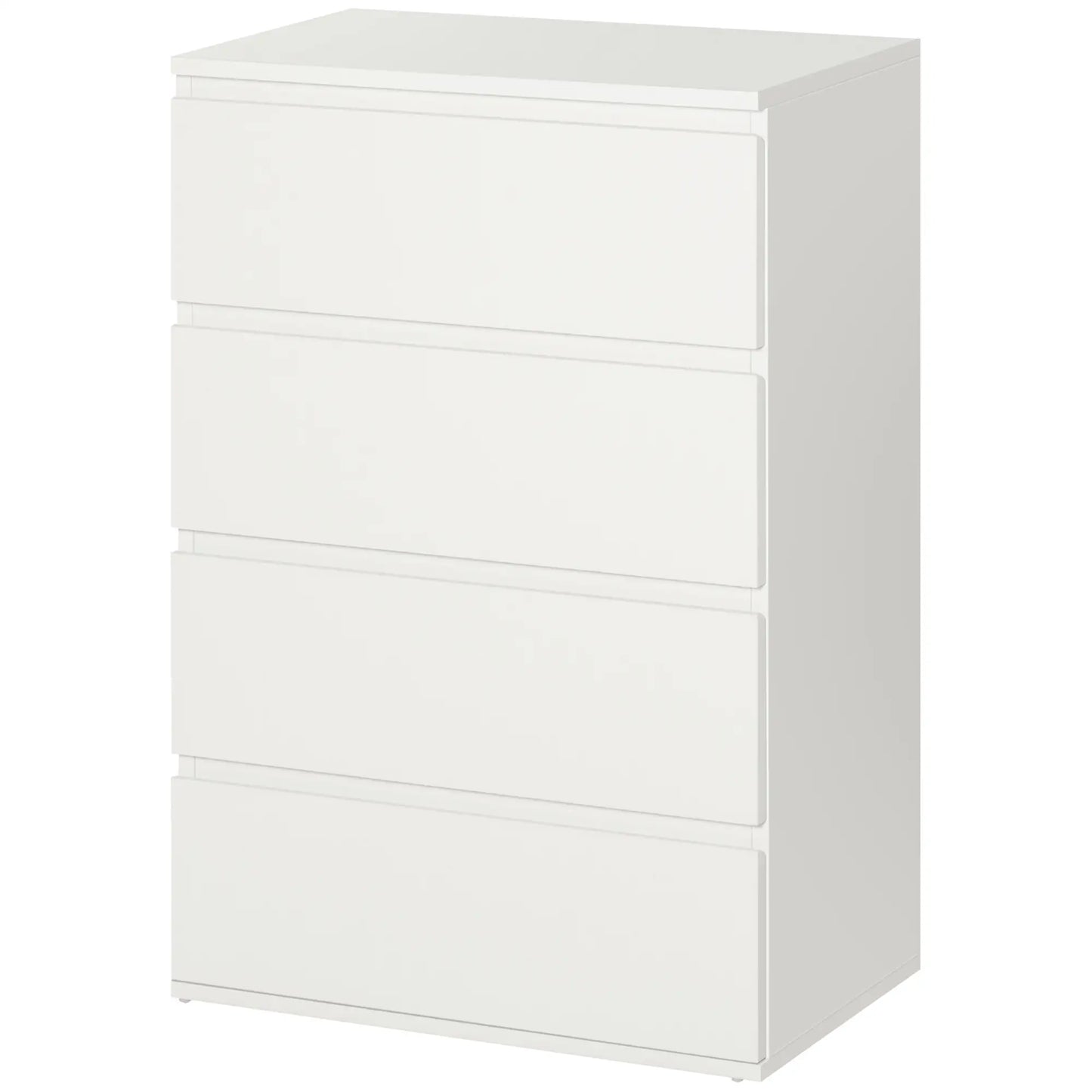 Nancy's Fiastra Commode - Dressoir - Opbergkast - Wit - ± 55 x 35 x 80 cm