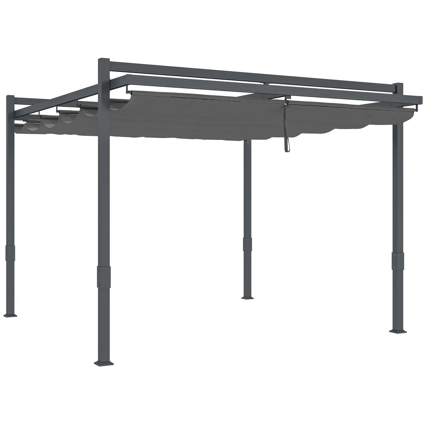 Nancy's Conversano Pergola - Terras overkapping - Grijs - ± 360 x 320 x 245 cm