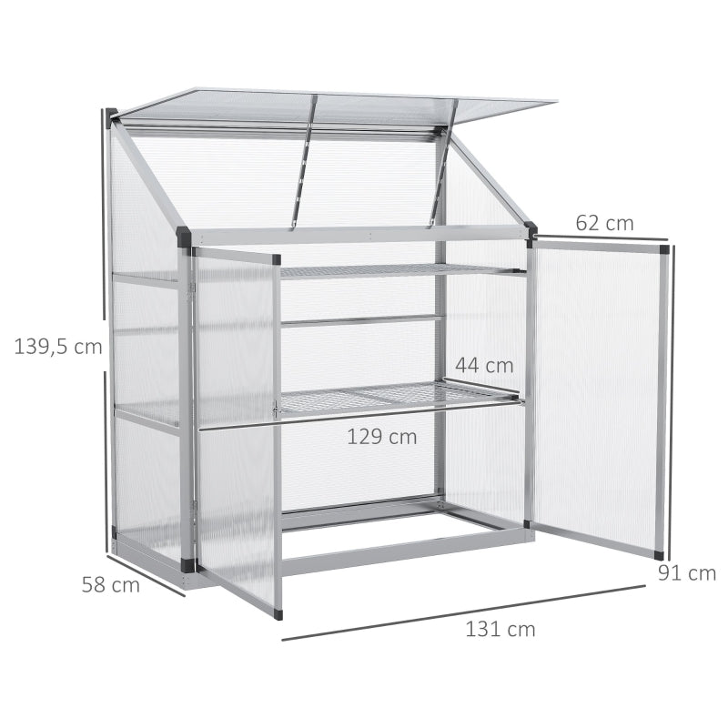 Nancy's Avila Tuinkas - Plantenkas - Kweekkas - ± 130 x 60 x 140 cm