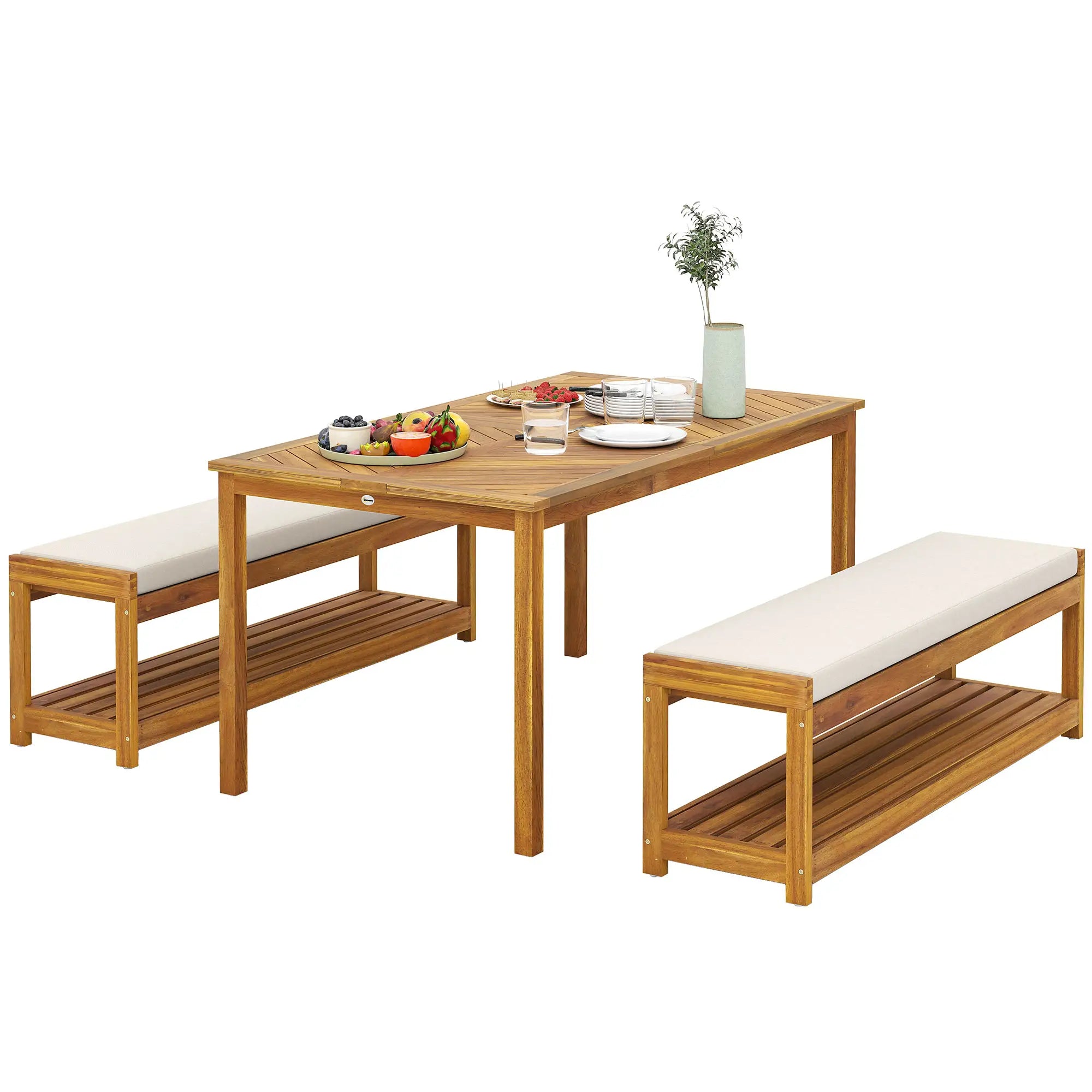 Nancy's Guardiagrele Picknicktafel - Eetset - Tuinset - Acaciahout