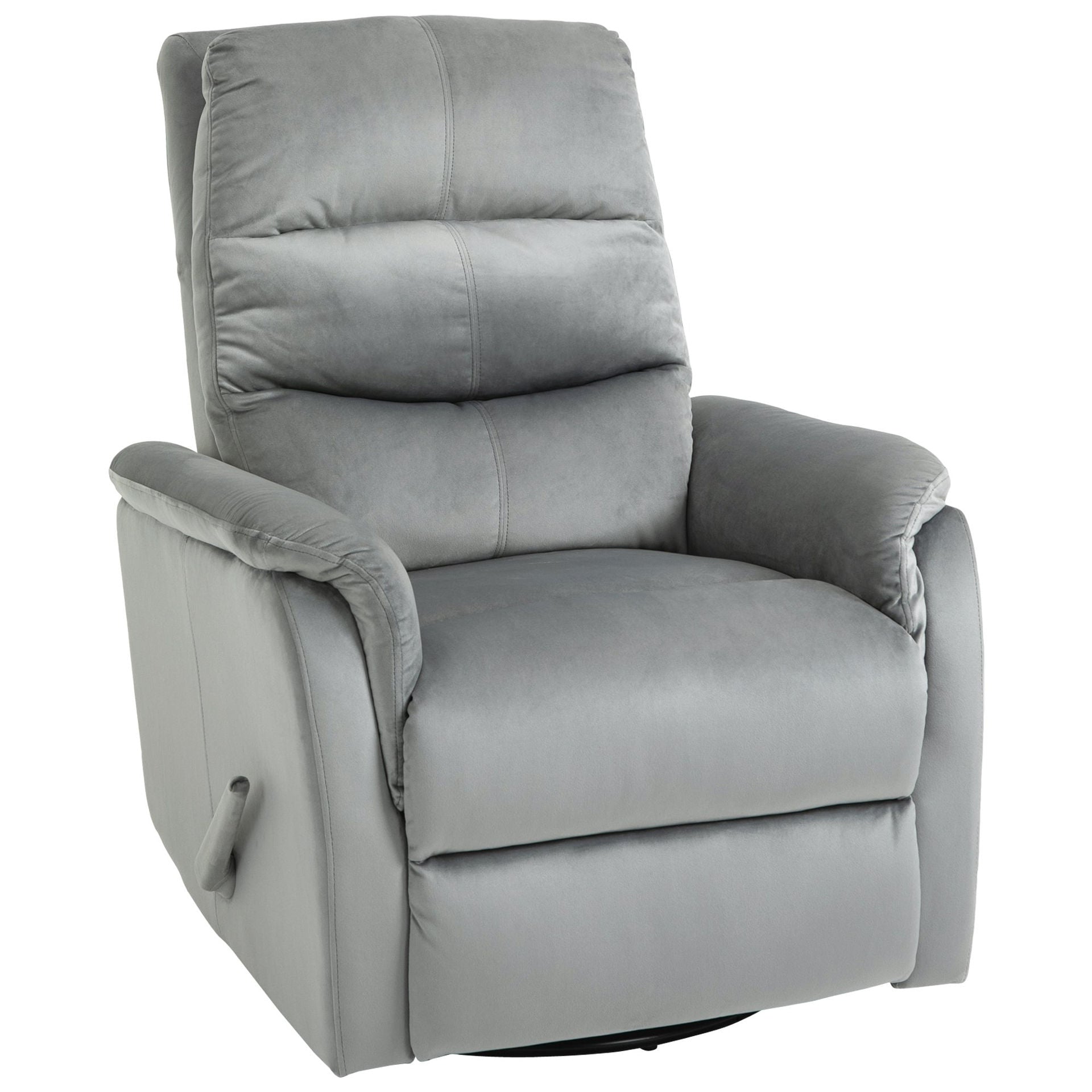 Nancy's Cumberland Relaxfauteuil - Ligstoel - Verstelbaar - TV Fauteuil - Polyester - Grijs