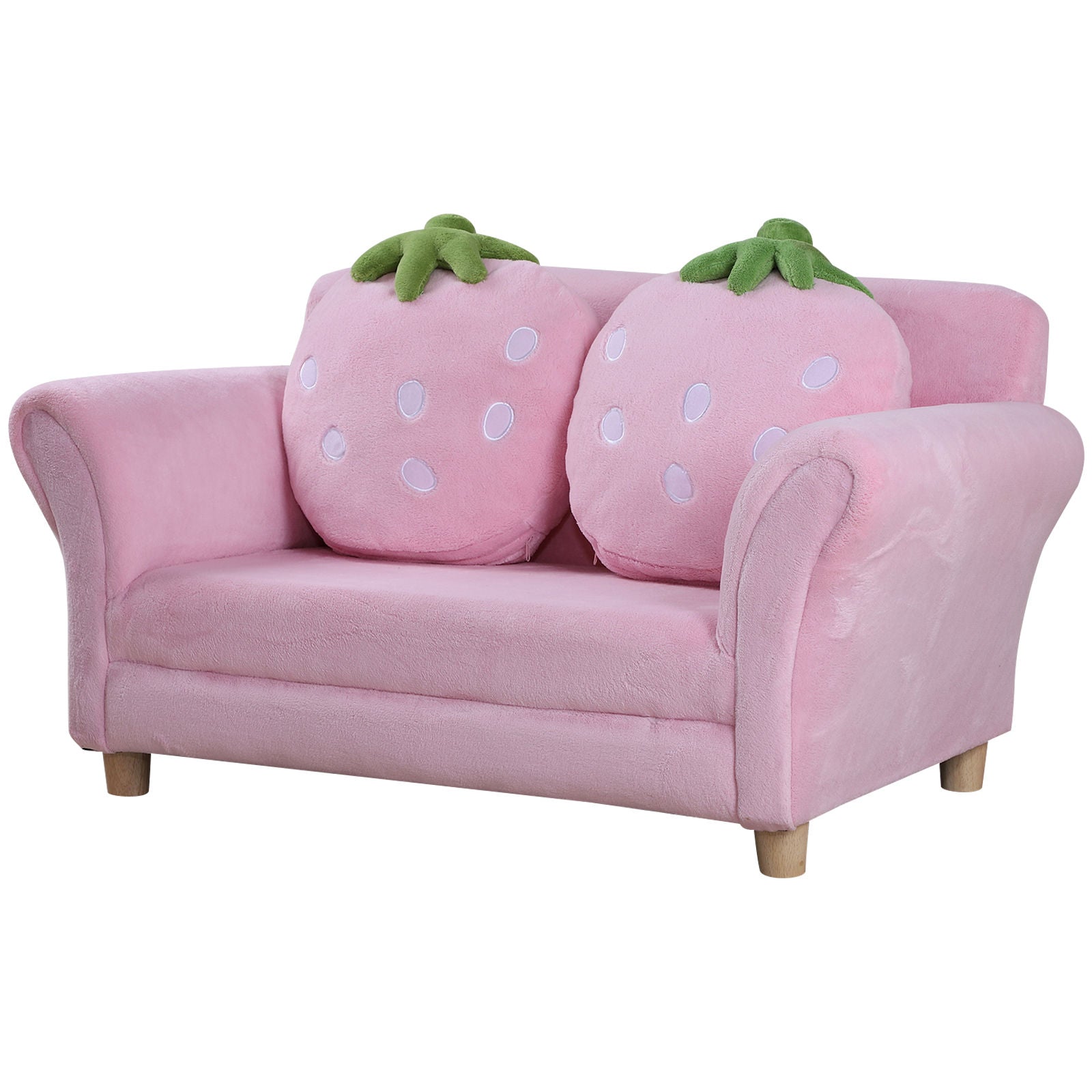 Nancy's Supers Children's sofa, Children's armchair, Sofa bed, High chair, Soft sofa (Strawberry sofa)