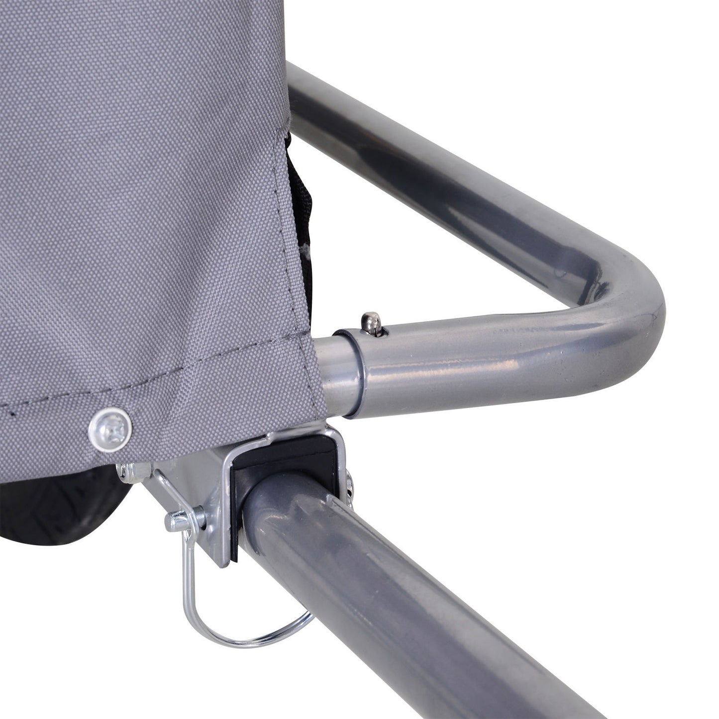 Nancy's Taitts Fietskar - Fiets aanhangwagen - Grijs - ± 140 x 90 x 60 cm