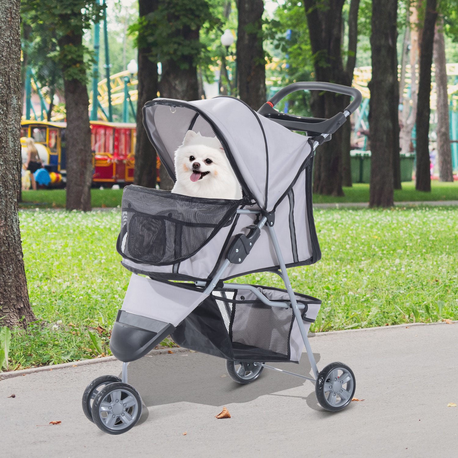 Nancy's The Choyce Dog poussette buggy chiens chats multicolore (gris)