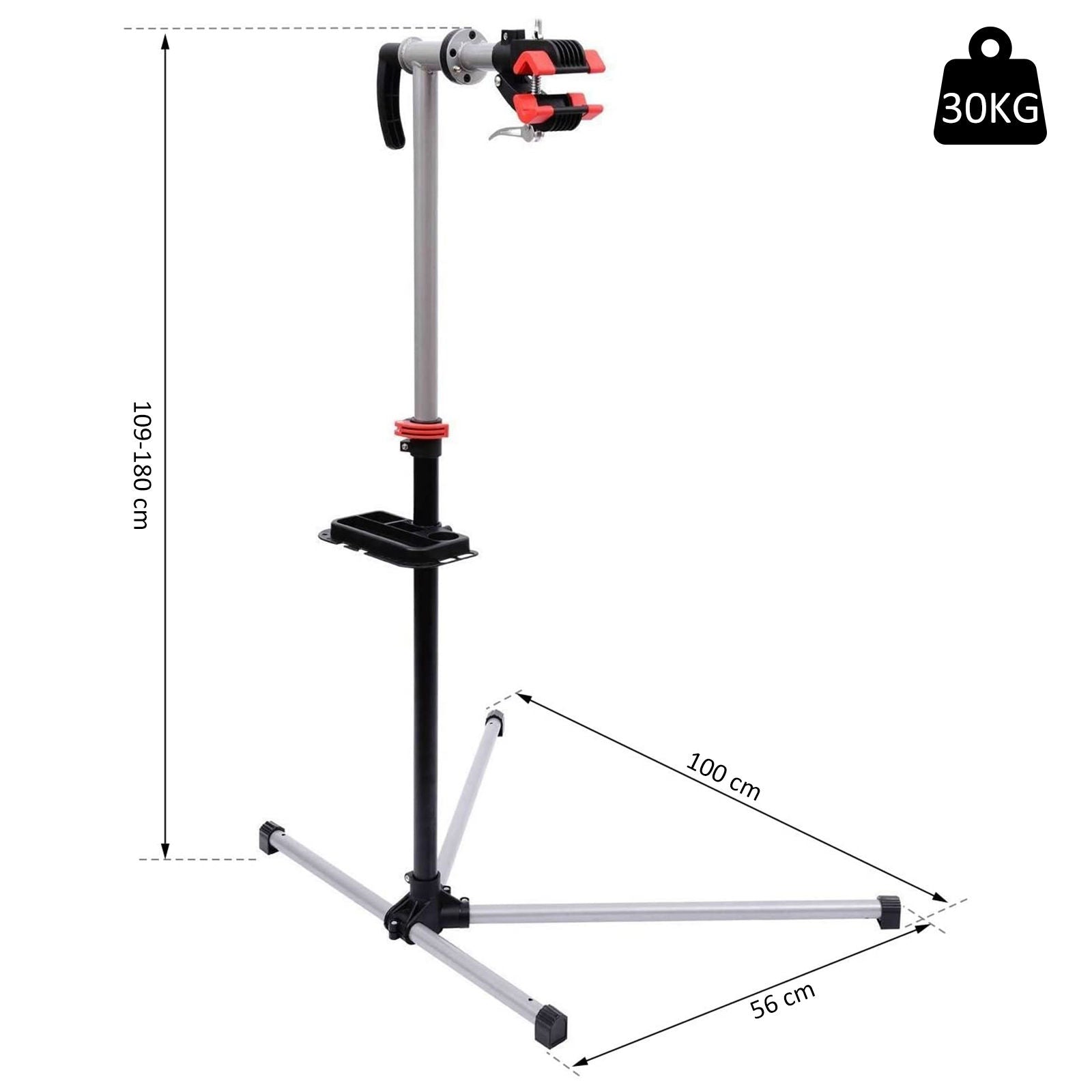 Nancy's Walkers Fiets reparatie standaard - Zwart - Staal - 39,37 cm x 22,05 cm x 70,87 cm