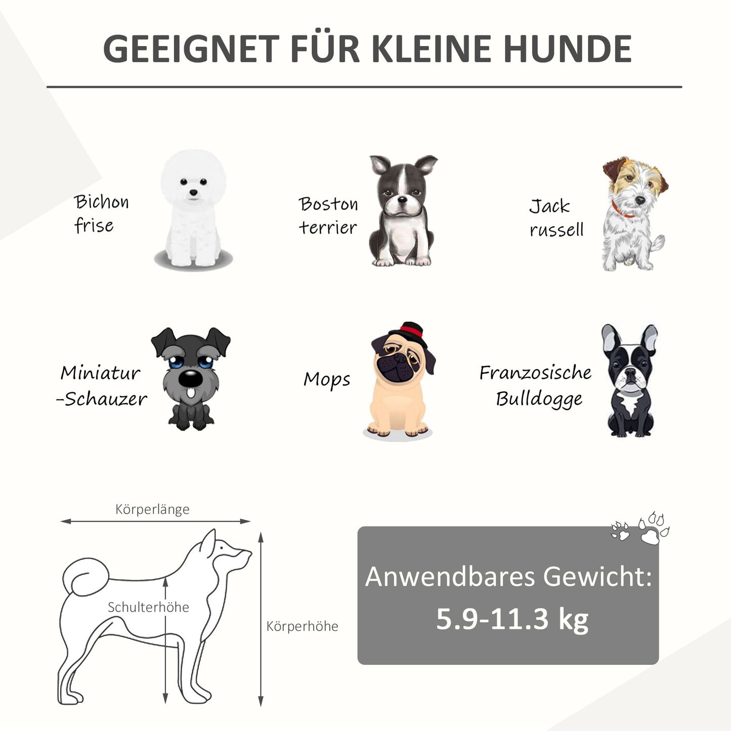 Nancy's Welch Town Opvouwbare Hondentransportbox - Bruin - Stof, Pvc, Staal - 24,02 cm x 18,11 cm x 20,08 cm