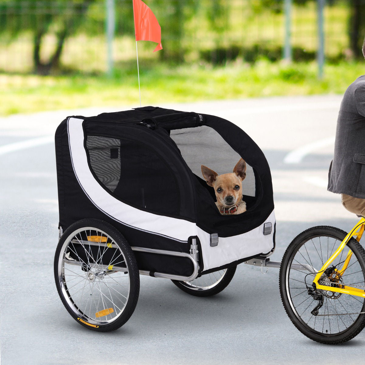 Nancy's Woodland Fietskar voor honden - Hondentrailer