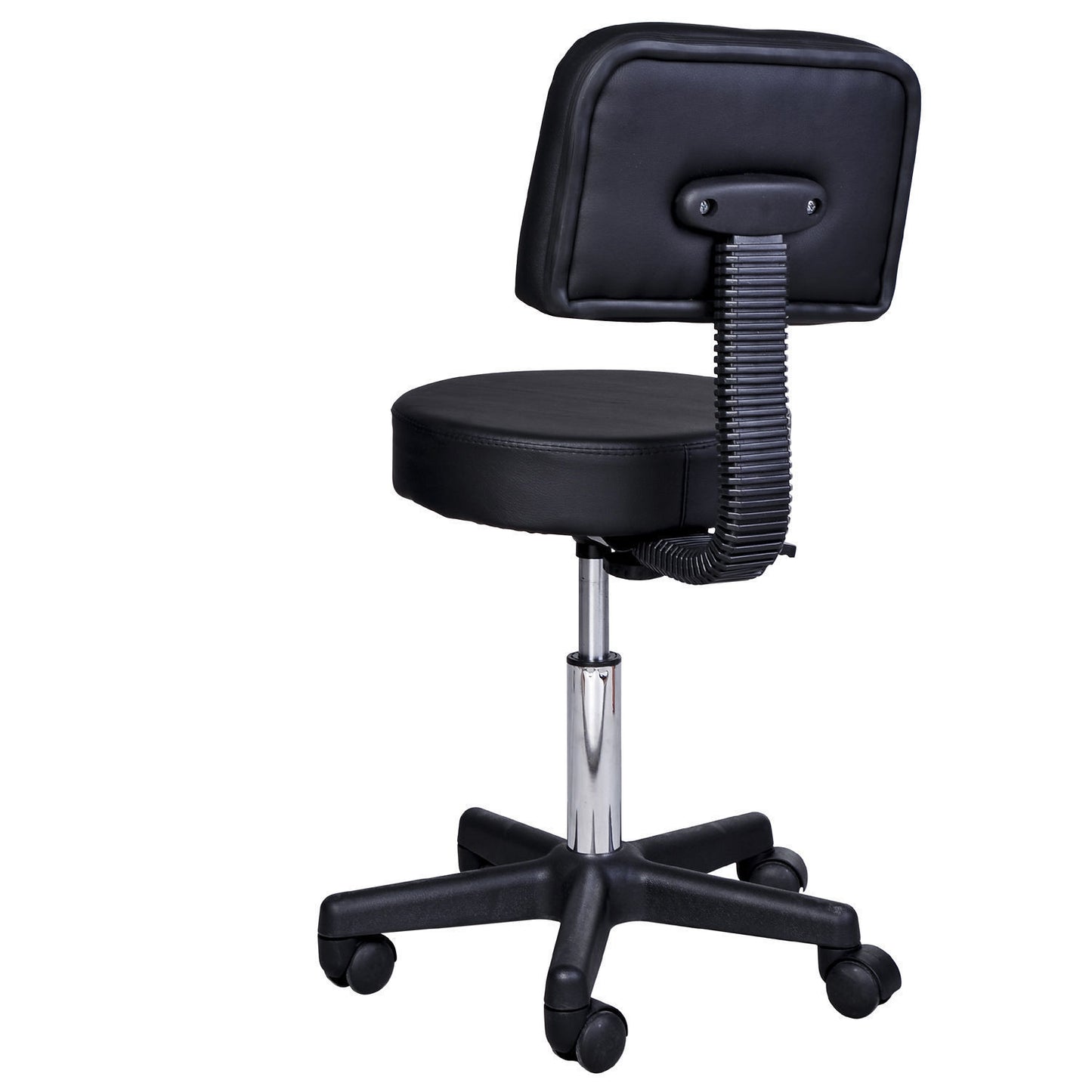 Nancy's Black Rock Werkkruk - Kruk - Draaikruk - In hoogte verstelbaar - Zwart