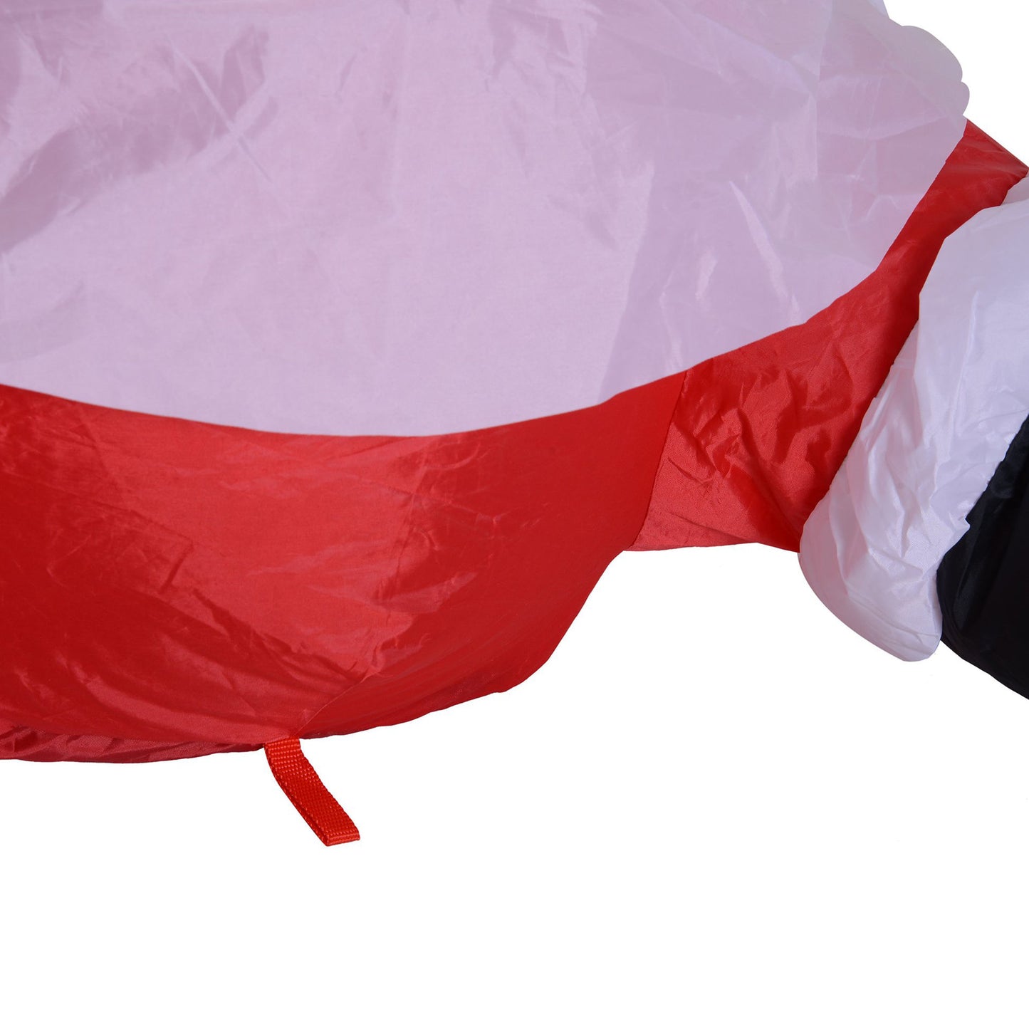 Nancy's El Brazo Opblaasbare LED Kerstman - Rood - Polyester