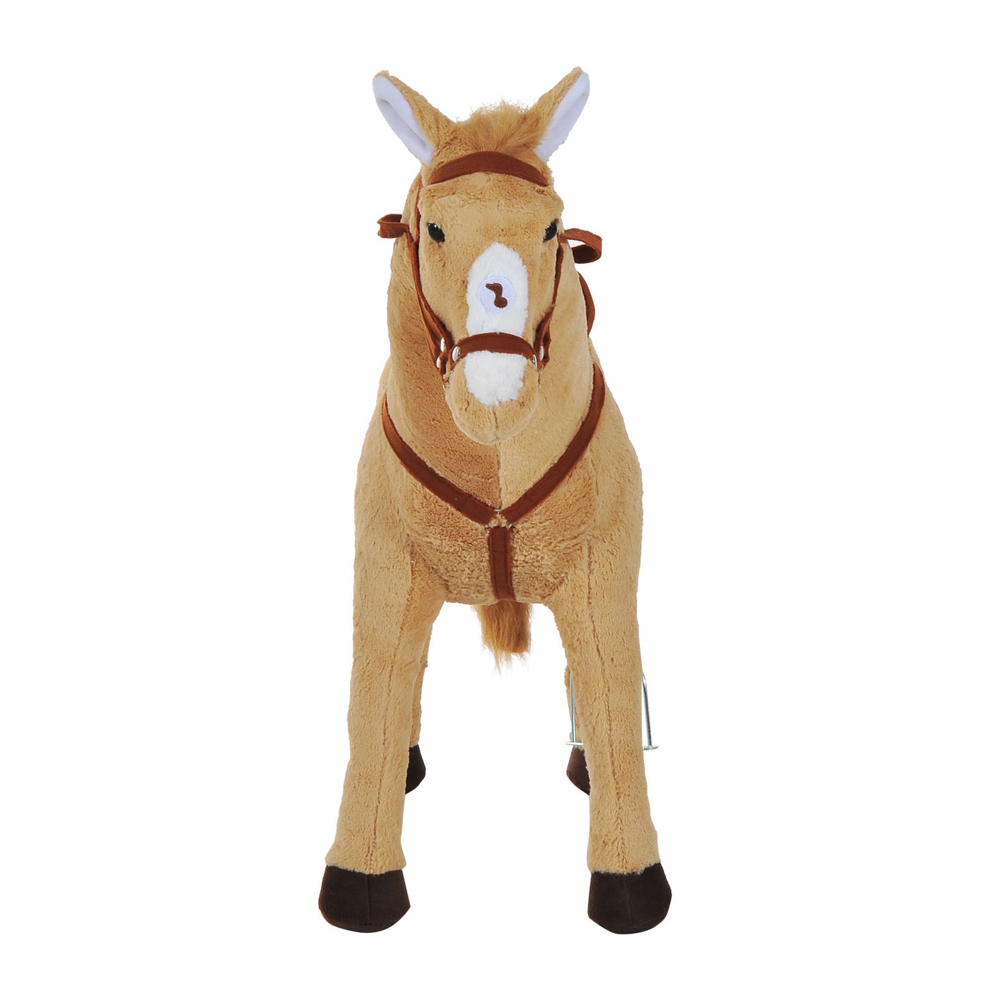 Nancy's Estero Rijpaard - Beige - Pluche, Metaal, Pp Katoen - 33,46 cm x 11,02 cm x 23,62 cm