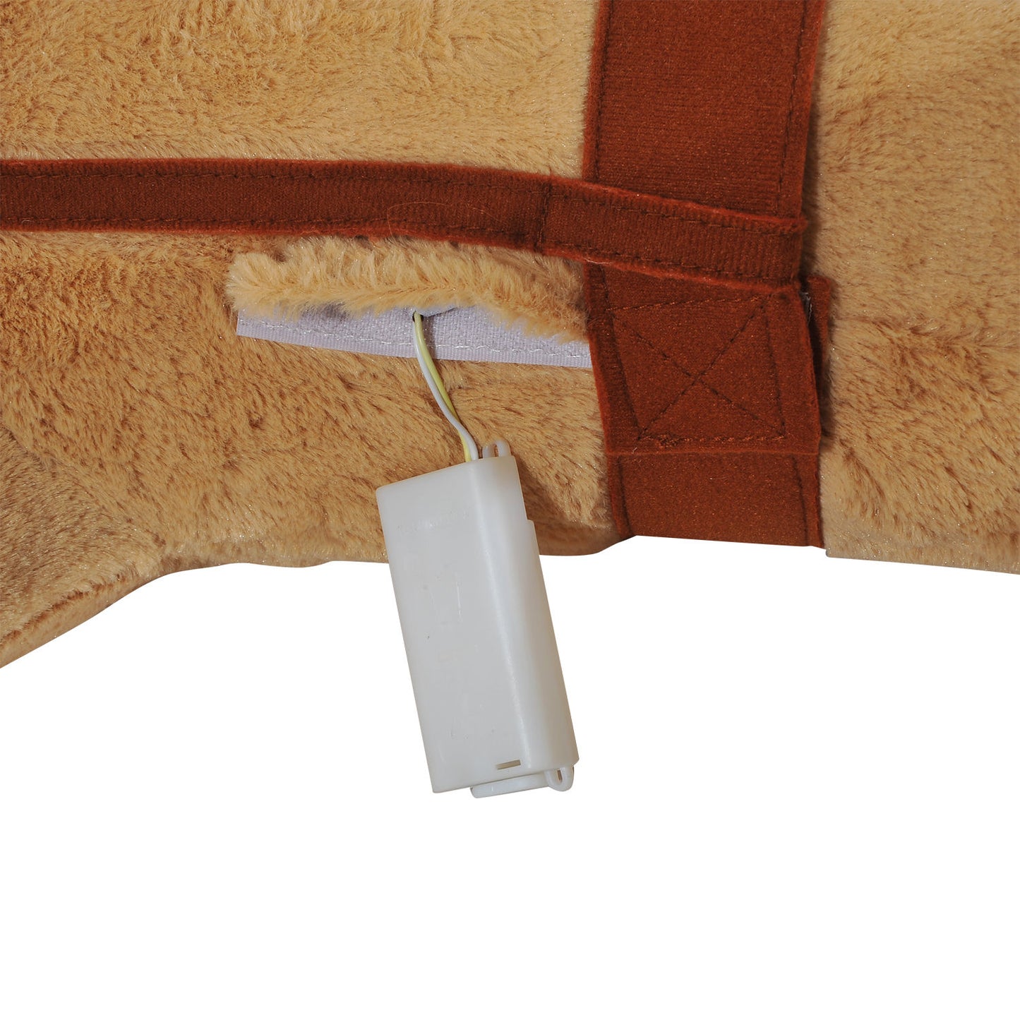 Nancy's Estero Rijpaard - Beige - Pluche, Metaal, Pp Katoen - 33,46 cm x 11,02 cm x 23,62 cm
