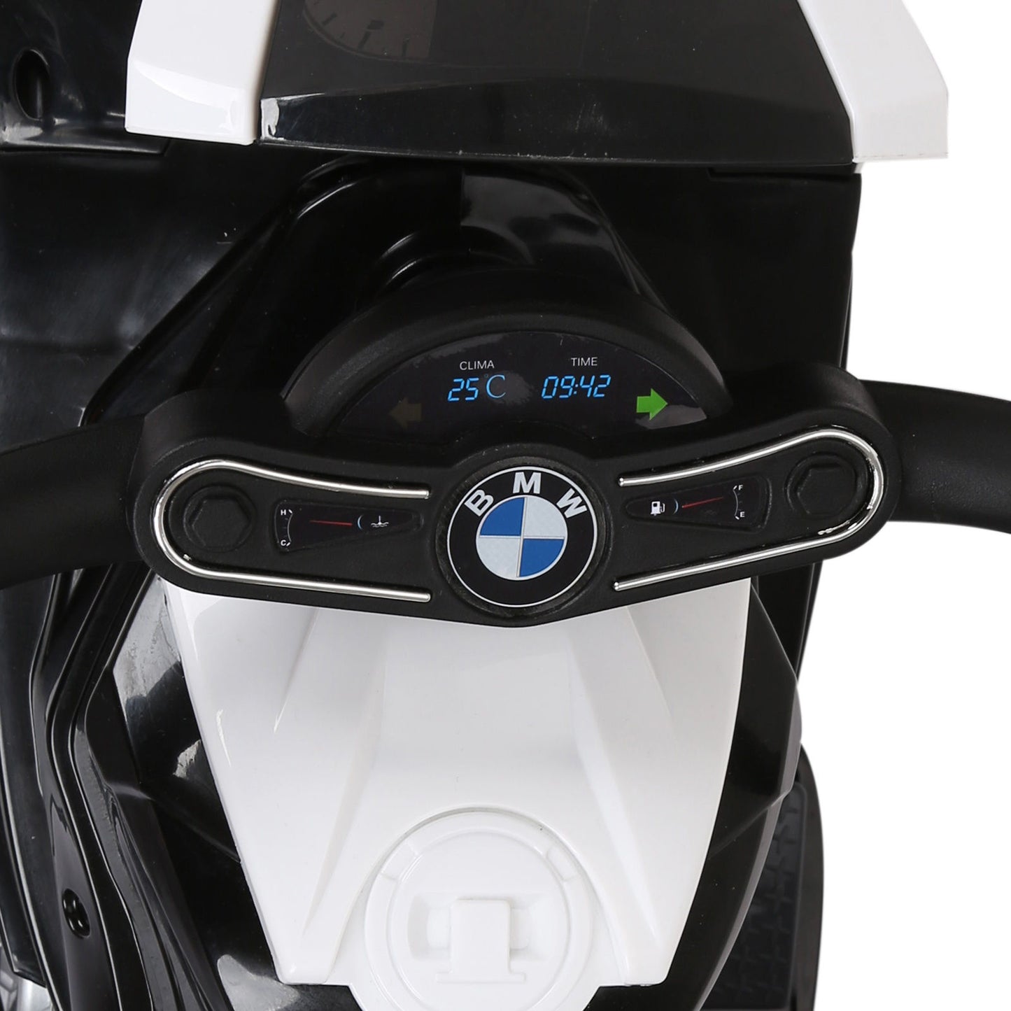 Nancy's Joeri Elektrische Kindermotor - Elektrische Driewieler - Kindervoertuig - Kinder BMW Motorfiets - Muziek / Licht -Zwart