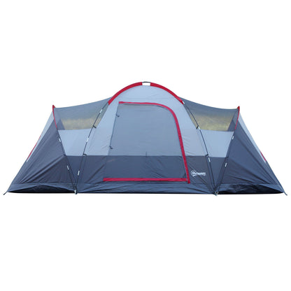 Nancy's Neustadt Kampeertent - Camping tent - Blauw / Grijs - 455 x 230 x 180 cm
