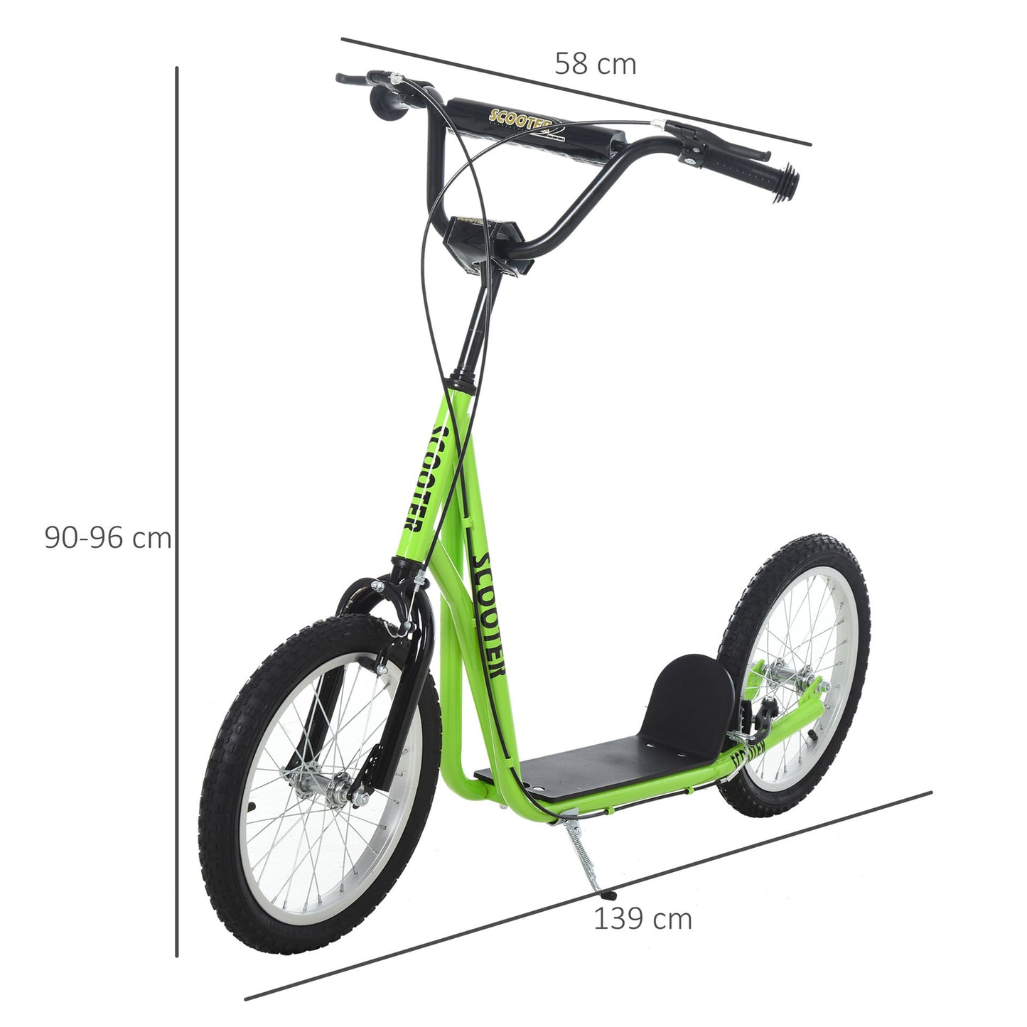Nancy's Rosita Kinderstep - Kinderscooter - Pedaalstep - Stadsstep - Kickstep - Groen